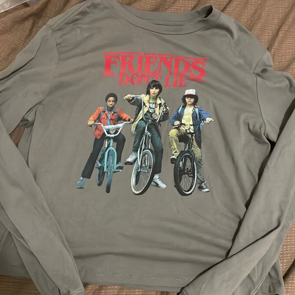 Stranger things long sleeve tee